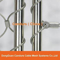 3 mm 120 mm x 210 mm AISI 316 Flexible Inox Cable Mesh Netting