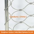 Diamond Ferruled Stainless Steel Wire Rope Cable Handrail Balcony Infill Mesh 5