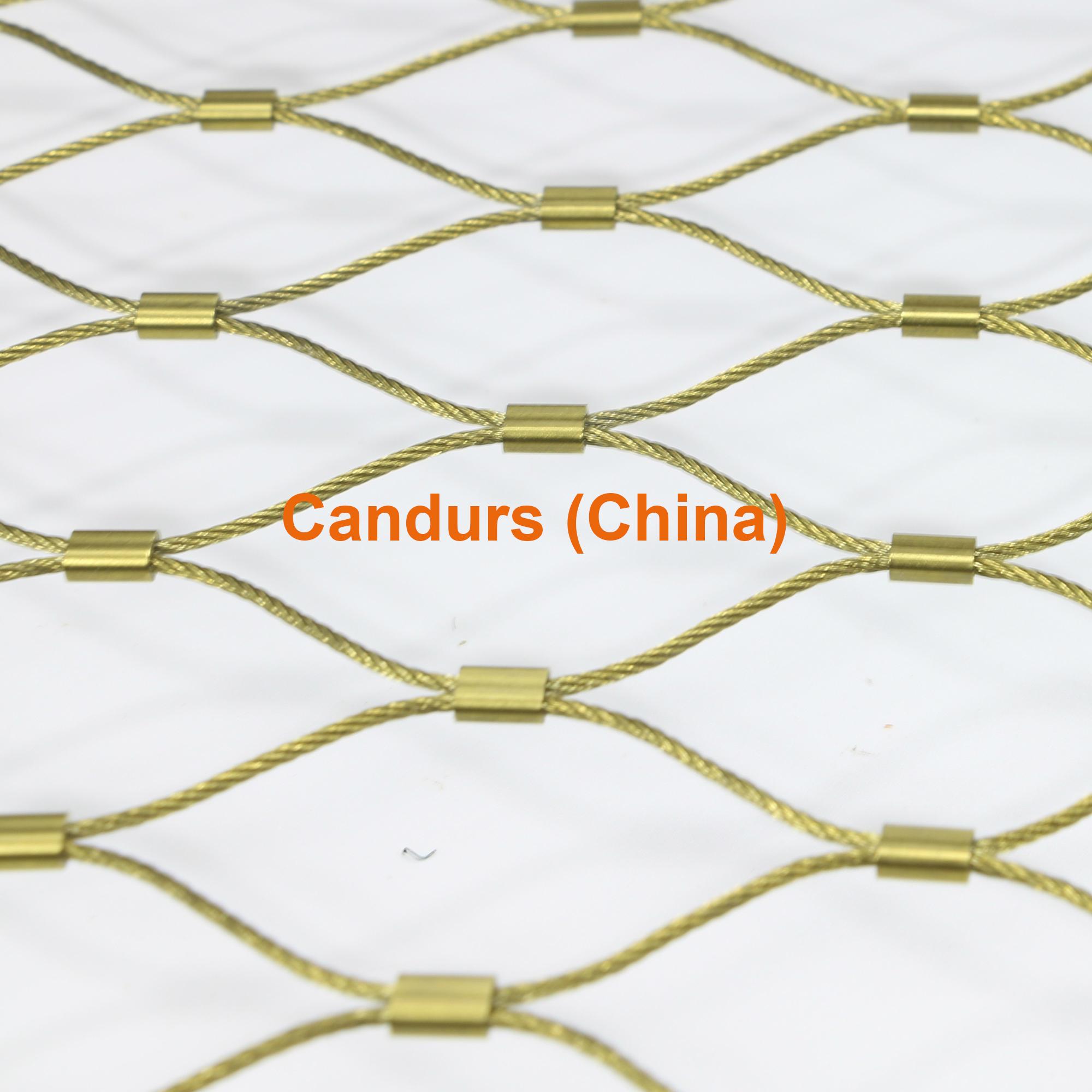 Diamond Ferruled Stainless Steel Wire Rope Cable Handrail Balcony Infill Mesh 6