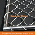 Ferruled Stainless Steel Cable Wire Rope Parrots Enclosure Mesh In Zoo