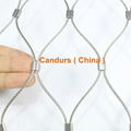 Ferruled Stainless Steel Cable Wire Rope Parrots Enclosure Mesh In Zoo