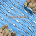 Ferruled Stainless Steel Cable Wire Rope Parrots Enclosure Mesh In Zoo