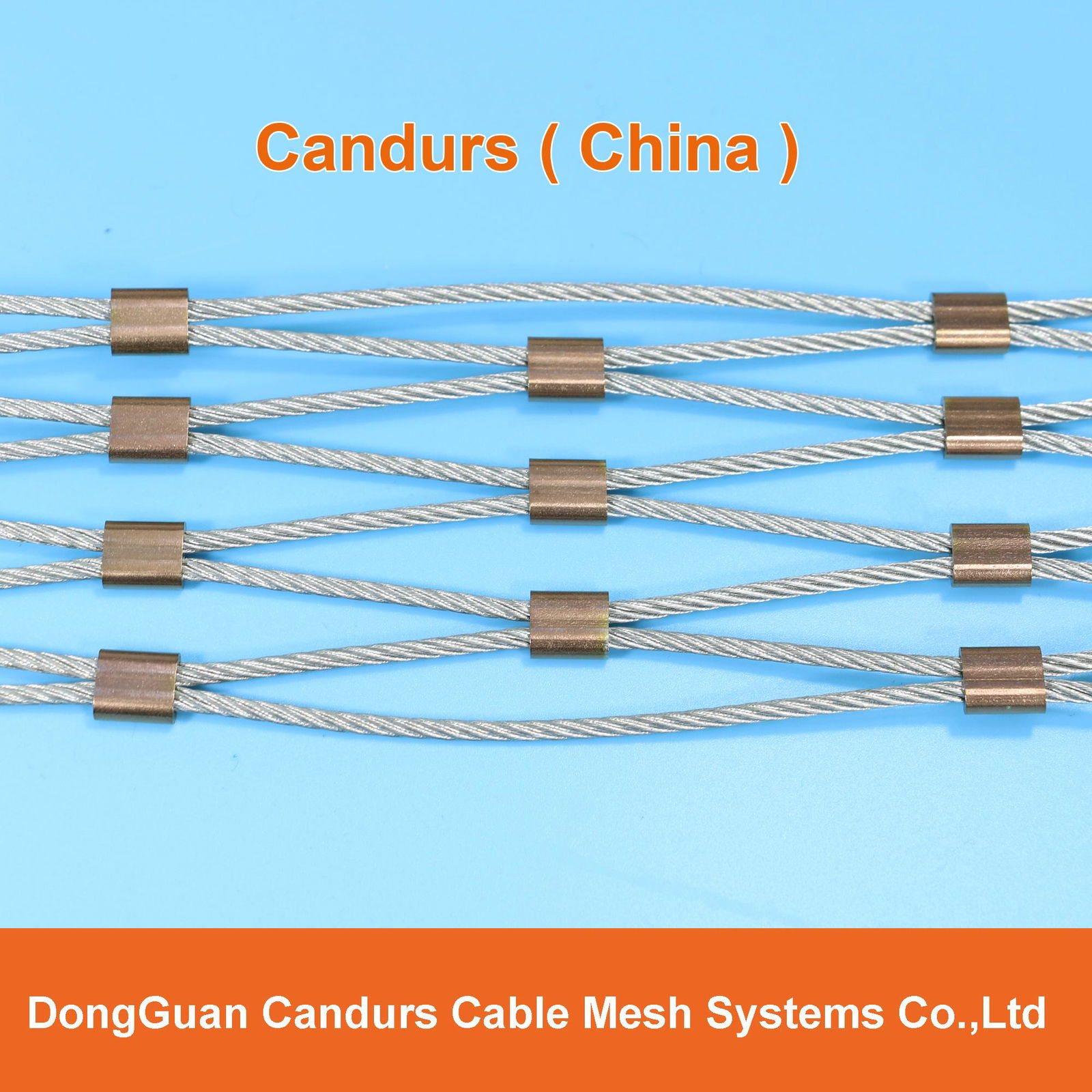 不锈钢丝绳老虎围栏网 2