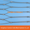 Ferruled Stainless Steel Cable Wire Rope Lion Enclosure Mesh In Zoo 4