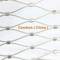 Ferruled Stainless Steel Cable Wire Rope Aviary Mesh In Zoo