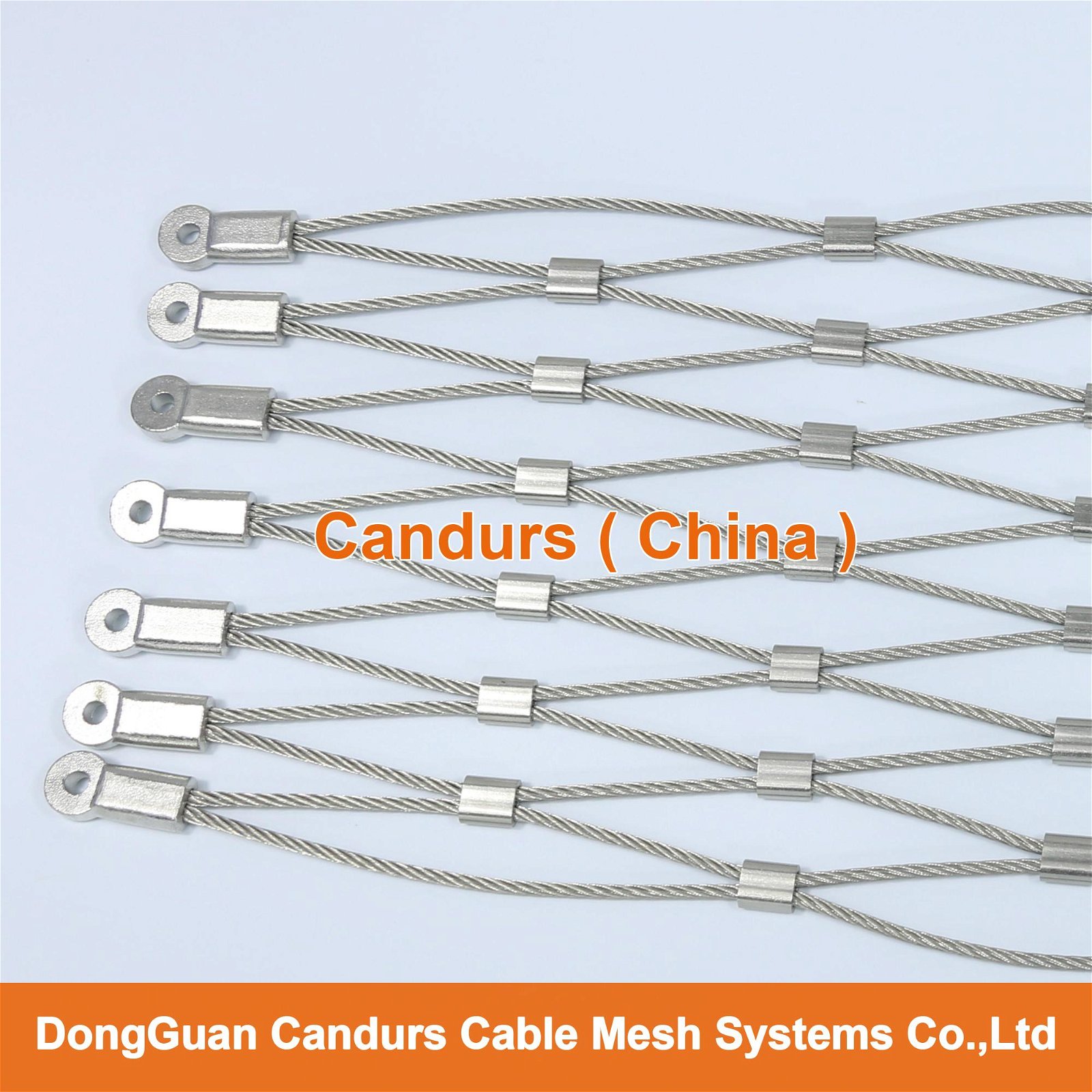 3 mm 160 mm x 280 mm Flexible Stainless Steel Cable Wire Net 2