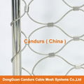 Ferruled Stainless Steel Wire Rope Zoo Mesh