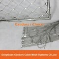 Ferruled Stainless Steel Cable Wire Rope Tiger Enclosure Mesh In Zoo