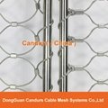 Ferruled Stainless Steel Cable Wire Rope Leopard Enclosure Mesh In Zoo 6