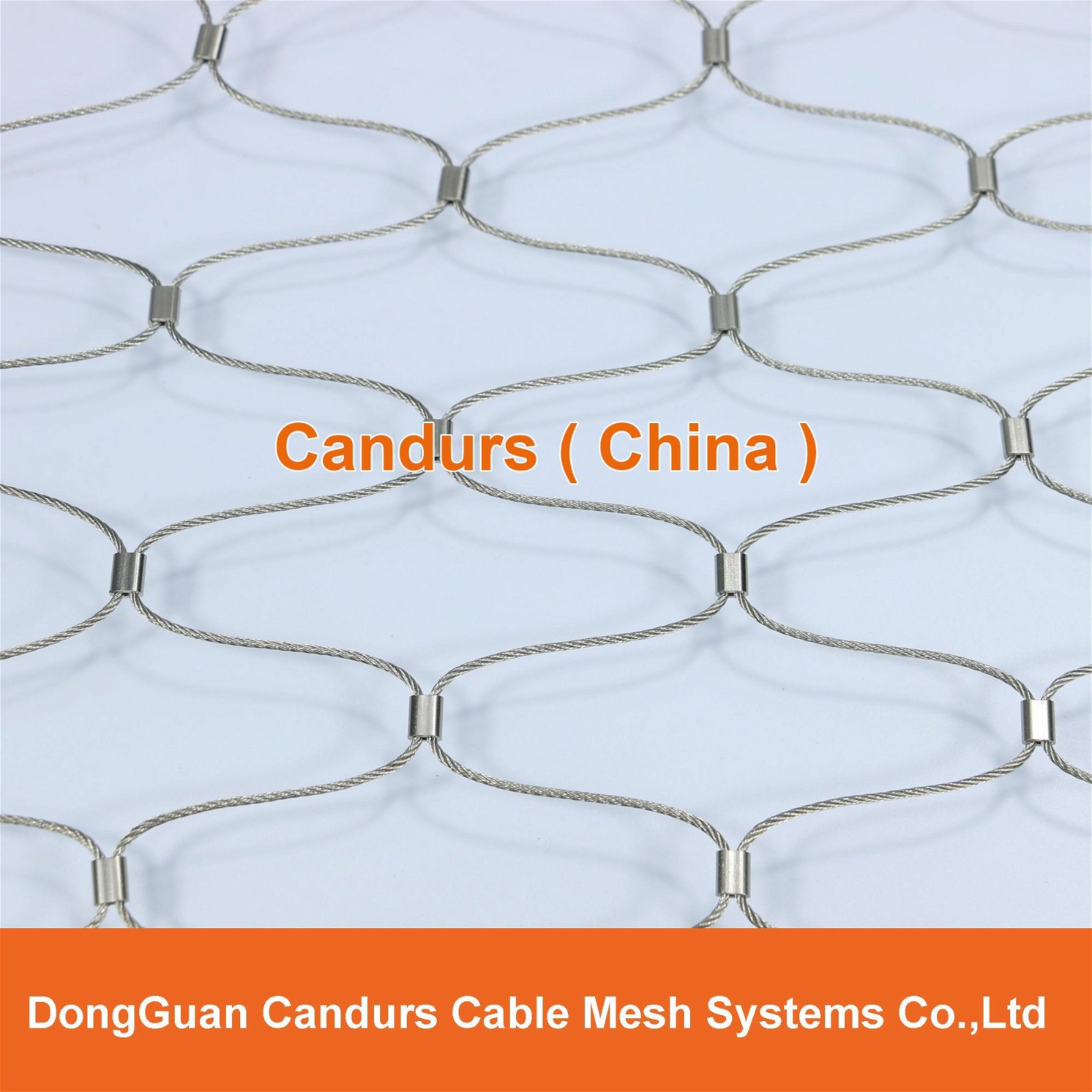 3 mm 140 mm x 240 mm Stainless Steel Cable Sleeve Mesh 5