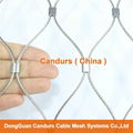 2.0mm 100 mm Mesh 316 Flexible Stainless Steel Wire Cable Mesh 10