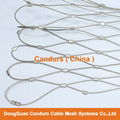 2.0mm 100 mm Mesh 316 Flexible Stainless Steel Wire Cable Mesh 13