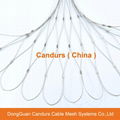 3 mm 160 mm x 280 mm Flexible Stainless Steel Cable Wire Net 20