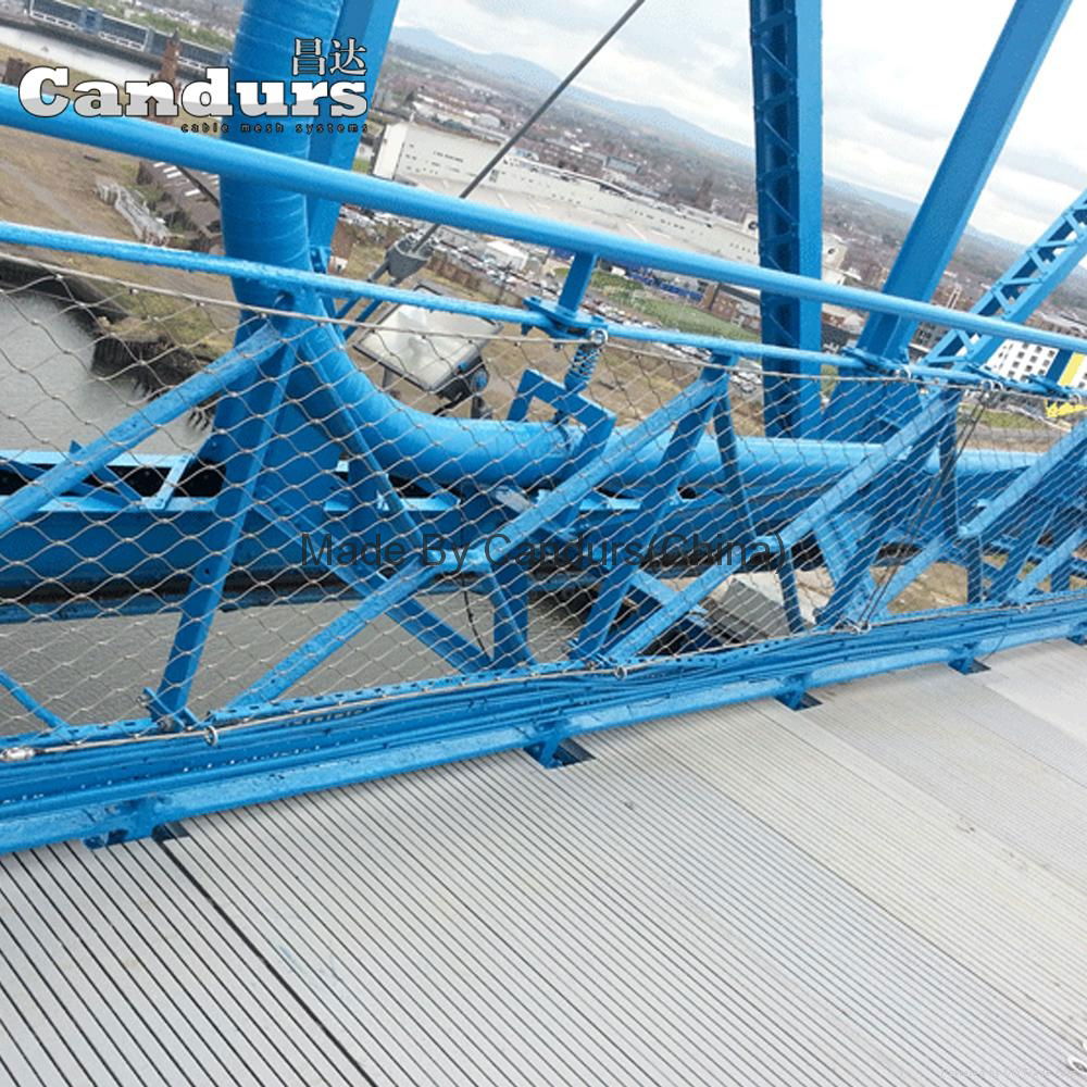 Decor Cable Mesh Protection Safet Net On Bridge