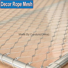 L24  Pattern Stainless Steel Cable Mesh For Balustrade Staircase  Railing