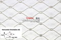 Flexible Stainless Steel Wire Rope Netting 1.5 mm Cable 60mm Mesh 3