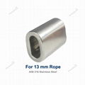 13 mm Stainless Steel Oval Wire Rope