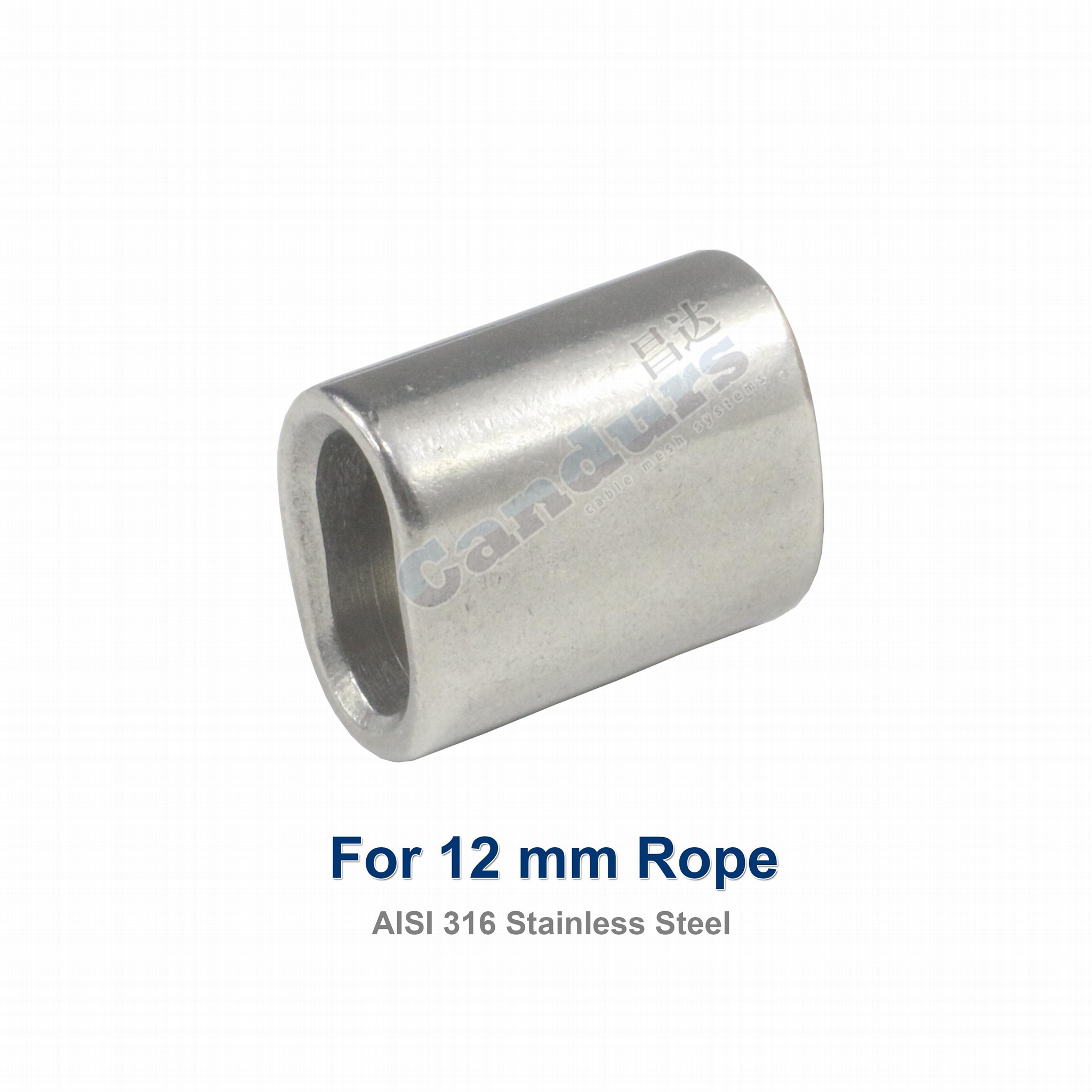 12 mm 316 Stanless Steel Crimp Sleeve For Sling 12 mm 316 Stanless Steel Crimp Sleeve For Sling