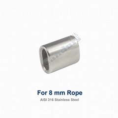 8.0 mm Stanless Steel Ferrules For Wire Rope Crimpe