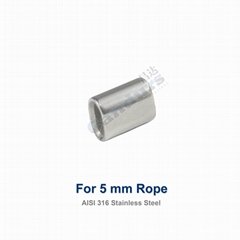 5.0 mm AISI 316 Stanless Steel Wire Rope Sling Ferrule