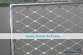 2.0mm 40mm x 70 mm Stainless Steel Ferruled Rope Mesh