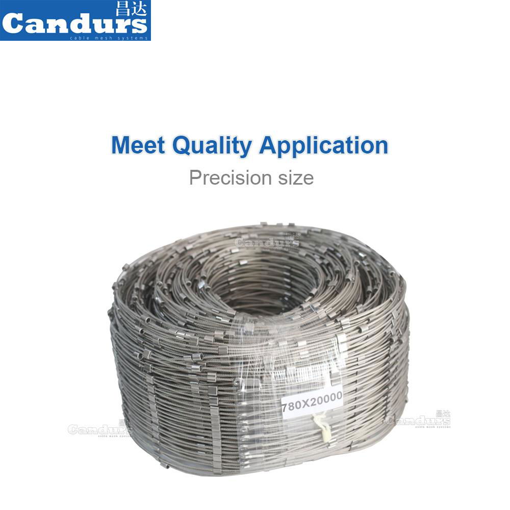 50 mm Flexible Stainless Steel Wire Rope Mesh For Railing 3