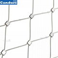 80mm Stainless Steel Rope Mesh Safety Net For Stair Railing