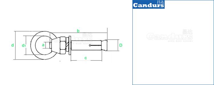 Expansion Eye Bolt