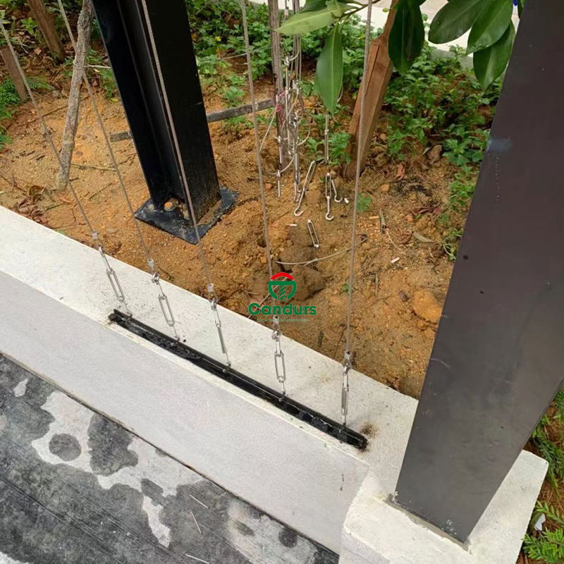 马来西亚不锈钢索绿化墙系统