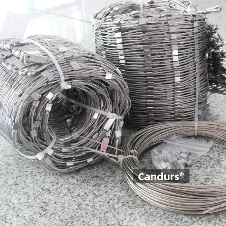 Nylon Coated Rope Ferrule Mesh