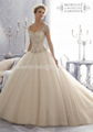 A-line One Shouler White Bridal Gown