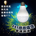 LED E27 7W雷達微波感應式 燈泡