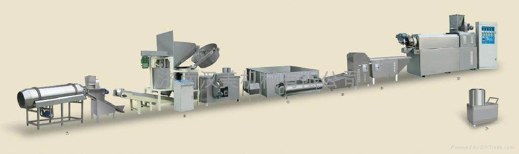  Crispy inflating Food Processing Line