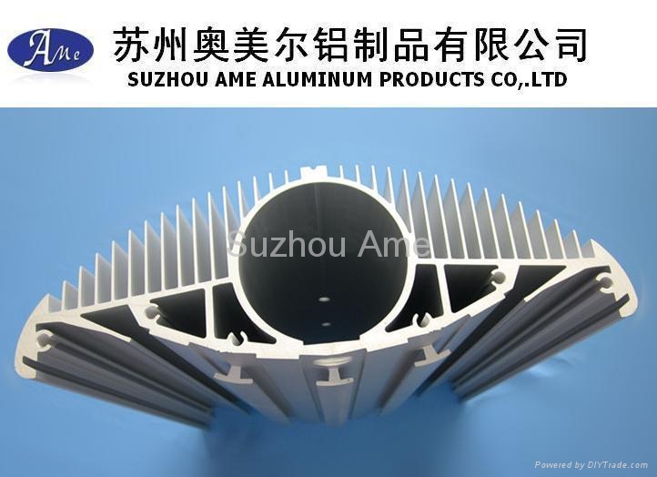 aluminum extrusion led heatsink for street lighting 2