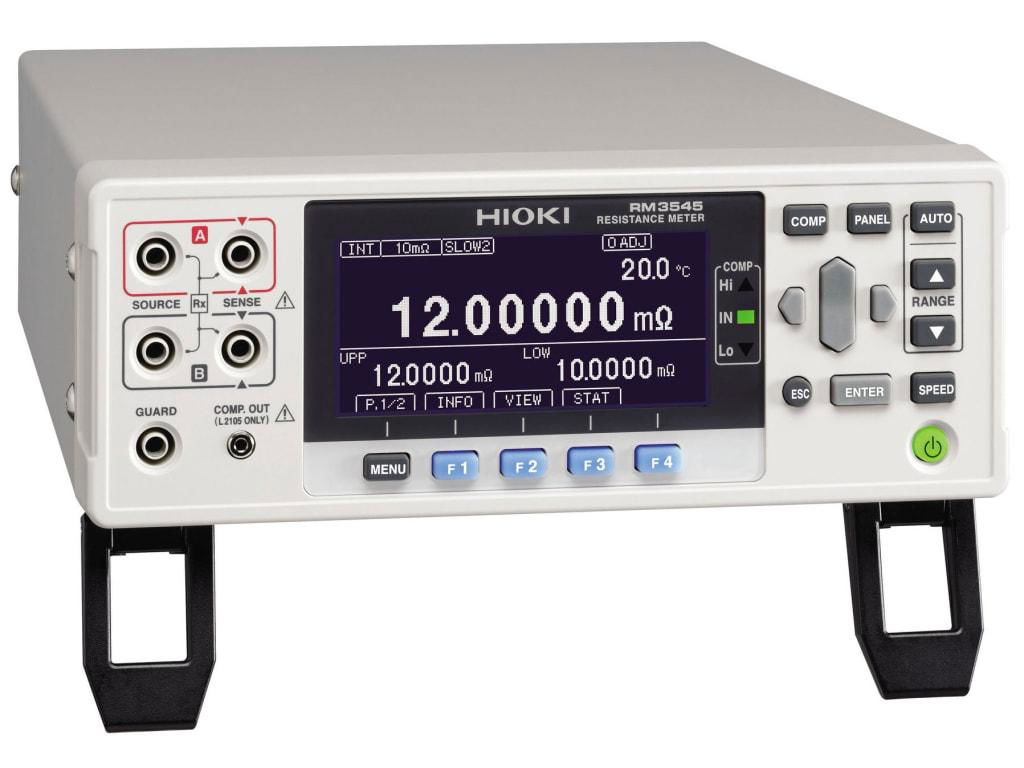 DC resistance meters RM3545 Hioki multichannel-capable 30 mΩ