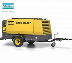 XAVS650Cd ATLAS COPCO portable air compressor with Caterpillar diesel engine