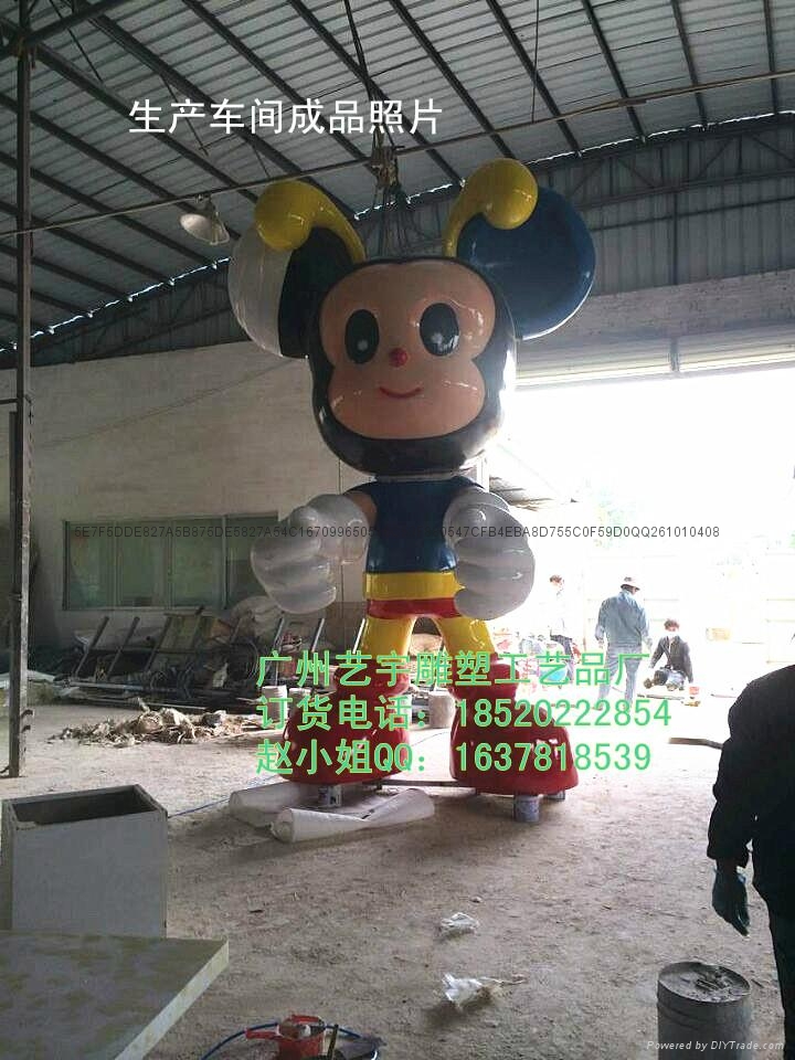 玻璃钢卡通雕塑 4