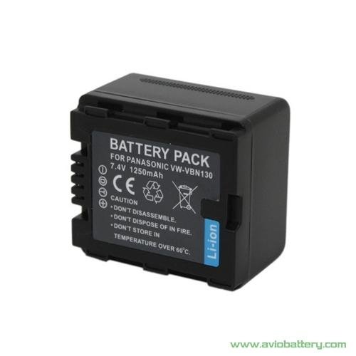 Camcorder Battery VW-VBN130 for Panasonic HDC-HS900 3