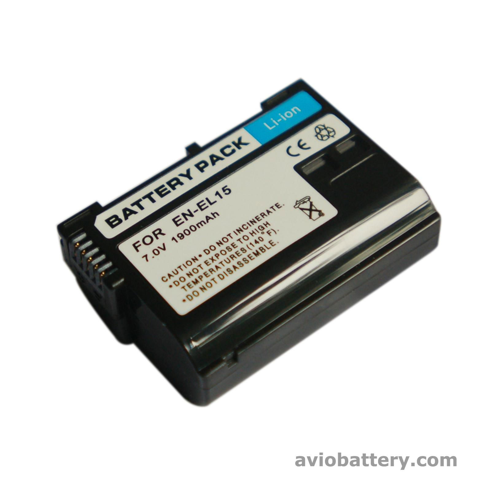 Camera Battery EN-EL15 for Nikon D7200 D750 D810