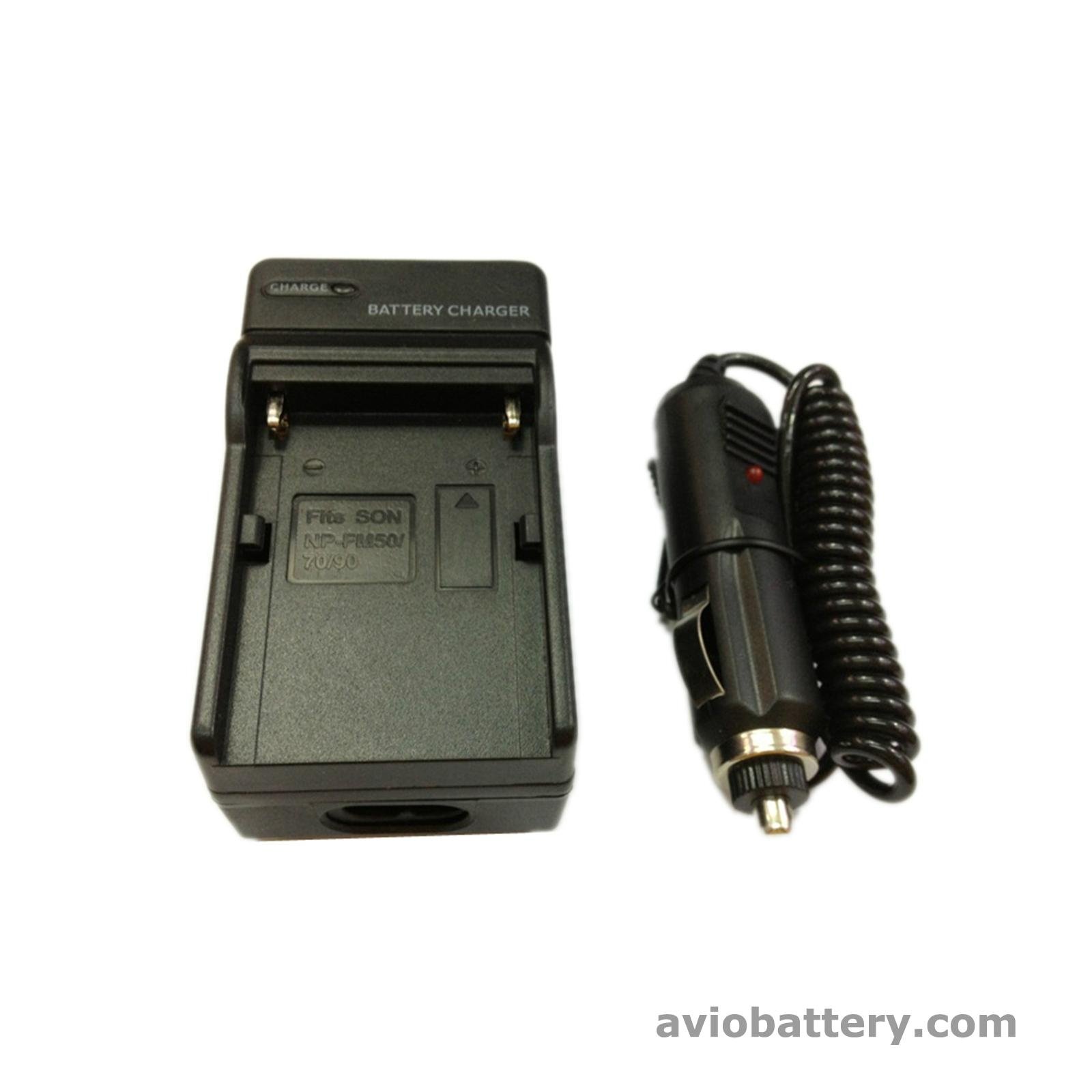 Camera Battery Charger for Sony battery FM50