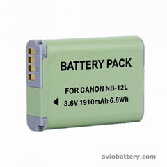 Camera Battery NB-12L for Canon G1X Mark