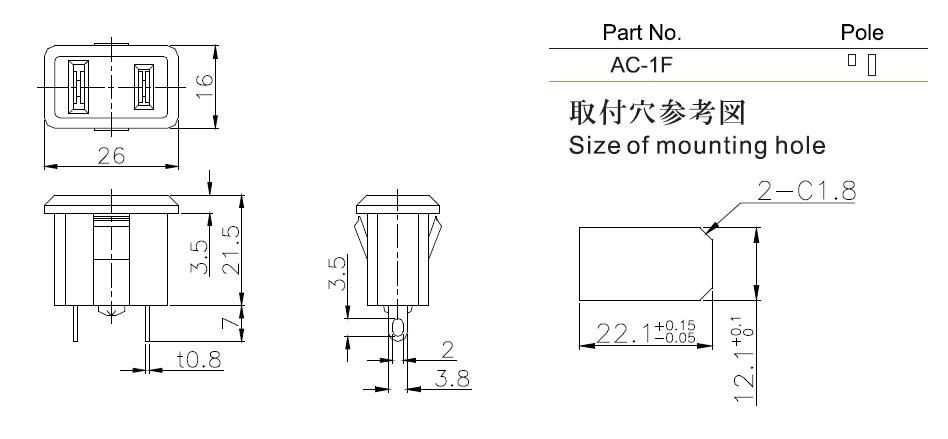 帶PSE日本認証的美規電源母座 5