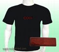 Scrolling Text LED T-shirt 1