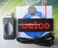 Programmable LED Name Badge Tag 1