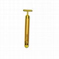 MTSM Slimming Face Roller 24k Gold