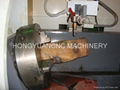 Drill pipe hardface machine