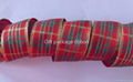 Christmas check ribbon 3