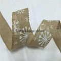 natural jute ribbon   or  jute ribbon with  sewing wire edge 5