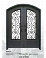 wrought iron door HT-208B