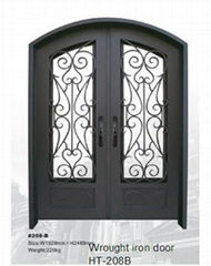 wrought iron door HT-208B